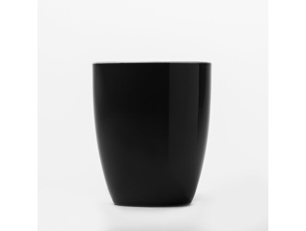 Tazas baratas en variados colores en cerámica Nolo Negro detalle 4
