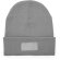 Gorros invierno unisex con parche y doble capa poliéster Bulnes Gris vigore