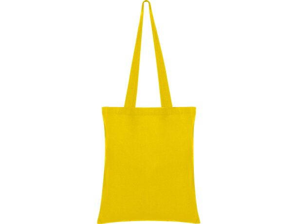Bolsa de algodón con logo de variados colores 140 g/m2 Mountain Amarillo detalle 14