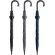 Paraguas con tejido pongee 190T y sistema anti-viento Osaka Negro detalle 4