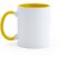 Taza sublimacion MANGO Blanco/amarillo