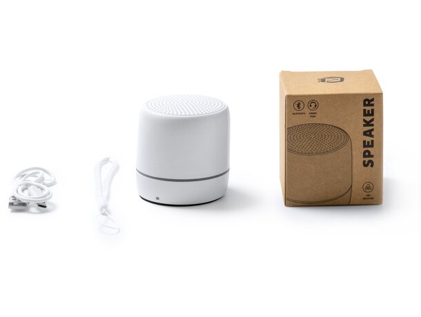 Altavoz barato de sobremesa Elson Blanco detalle 1