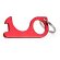 Llaveros originales pulsador de aluminio Ross Rojo detalle 9