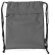 Mochila de cuerdas Empire en RPET con bolsillo frontal Gris