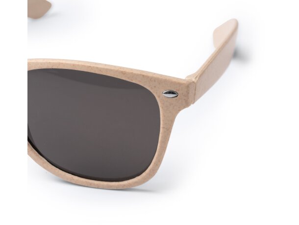 Gafas de sol con logotipo de fibra de trigo Solec Crudo detalle 1