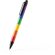 Bolígrafos originales pulsador de plástico tinta azul Sivan Multi color detalle 3