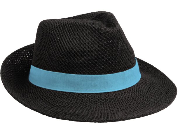 Cinta para sombrero Tremal en poliéster para eventos Blanco/verde helecho detalle 1