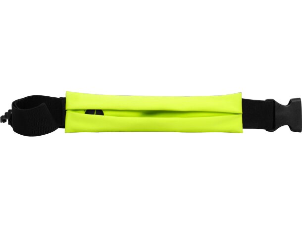 Cinturón deportivo personalizado poliéster unisex 72 Marathon Amarillo fluor/negro detalle 9