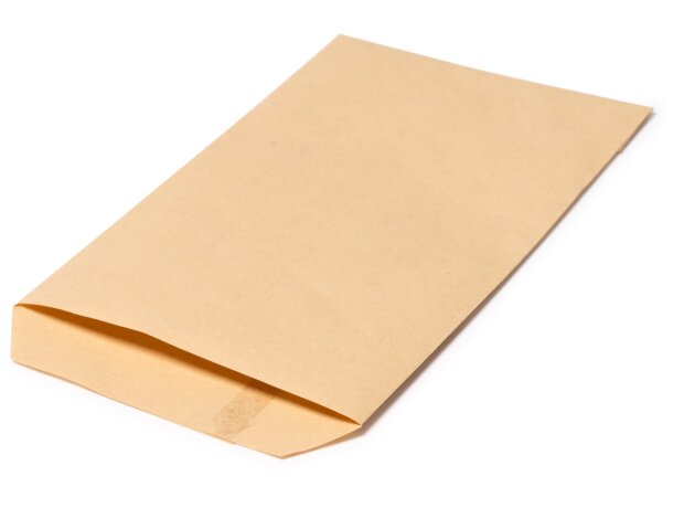 Bolsa de papel kraft Moshi con solapa adhesiva ecológica Crudo detalle 2