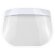 Máscara facial Cohn de PET antivaho con ajuste acolchado Blanco detalle 4
