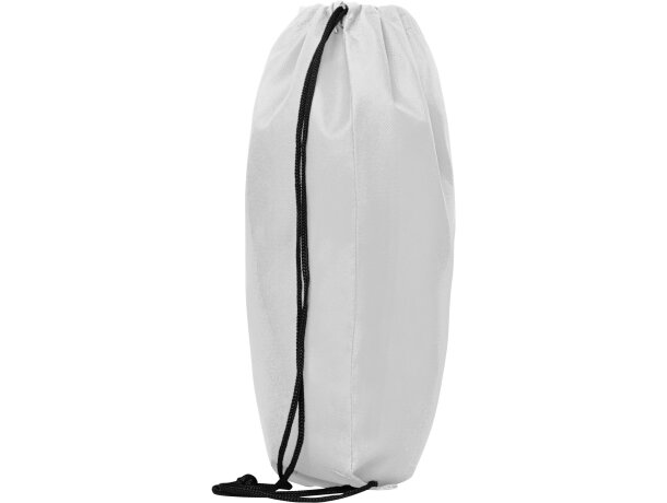 Mochila de cuerdas diversos colores non woven 80 g/m2 Calao Blanco detalle 6