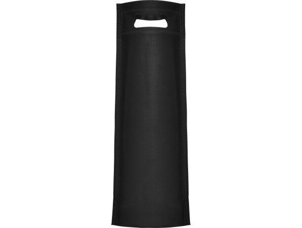 Bolsa non woven River con fuelle para transporte de botellas Granate detalle 15