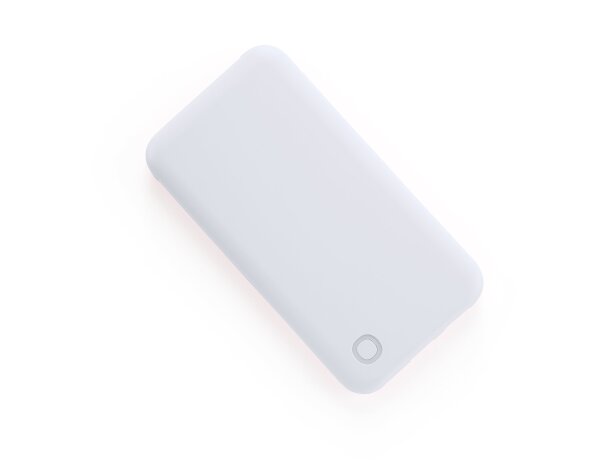 Batería externa personalizada 10000 mah de plástico Robbie Blanco/blanco detalle 1