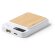 Powerbank de 5000 mah con detalles en bambú Gunder Blanco detalle 6