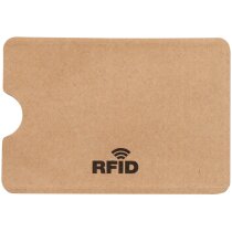 Tarjetero para 1 tarjeta de papel con seguridad RFID