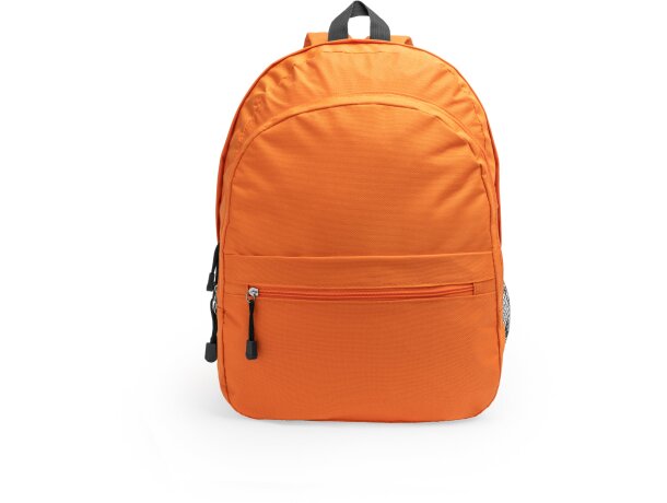 Mochila infantil poliéster 600D Wilde Naranja detalle 10