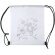Mochila infantil publicitaria de cuerdas non-woven Turcaz Blanco detalle 6