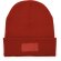 Gorros invierno unisex con parche y doble capa poliéster Bulnes Rojo