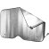 Parasol coche Batur negro aluminio burbuja doble cara 130x80cm Negro detalle 2