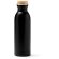 Botella de acero inoxidable colores variados 650ml Levu Negro