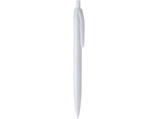 Bolígrafos con nombre para empresas con pulsador tinta 2 colores Stix Blanco detalle 5