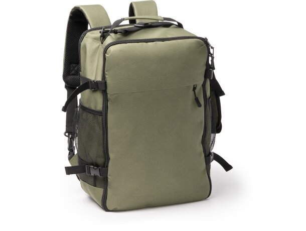 Mochila Brunox RPET 18L con apertura 180° y bolsillo antirrobo Negro detalle 6