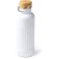 Bidón Nobuk acero inoxidable reciclado tapa bambú 500ml Blanco detalle 3