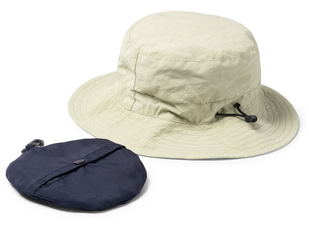 Gorro Lagos microfibra resistente al agua con bolsillo Negro detalle 6