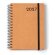 Agenda Kurtis cuero reciclado con anillas A5 día página detalle 2