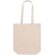 Bolsa beige con fuelle tubular y asas largas Dashi
