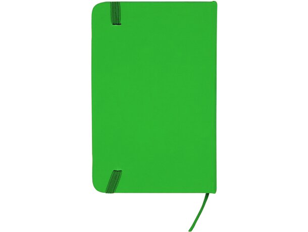 Bloc de notas A6 con tapa rígida polipiel Coral Verde helecho detalle 11