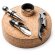 Set vino Venet acero inox con estuche corcho