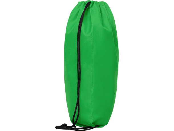 Mochila de cuerdas diversos colores non woven 80 g/m2 Calao Verde helecho detalle 22