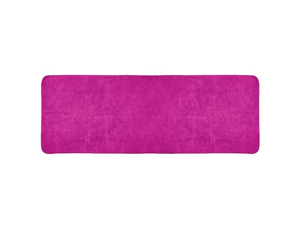 Toalla con funda de rejilla microfibra 185 g/m2 Kelsey Fucsia detalle 22