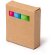 Set marcadores Rotux crudo con 4 colores en caja kraft Crudo detalle 4