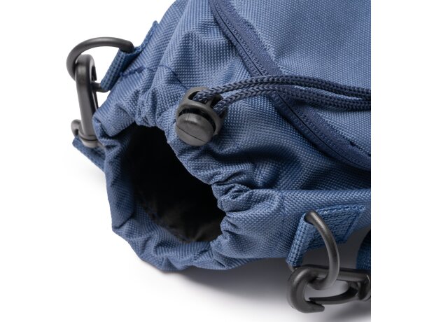 Bandolera Tramer para botella con asa ajustable y bolsillo Negro detalle 1