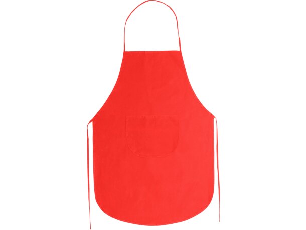 Delantal non-woven 80 g/m2 Keller Rojo detalle 16