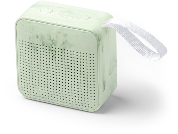 Mini altavoz bluetooth promocional con asa de transporte Zoya Negro detalle 4