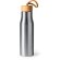 Botellas de acero baratas con tapón de bambú Sotos 600 ml Plata detalle 4