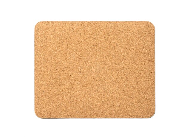 Alfombrilla Lebak ratón corcho natural antideslizante 22x18cm Crudo detalle 3