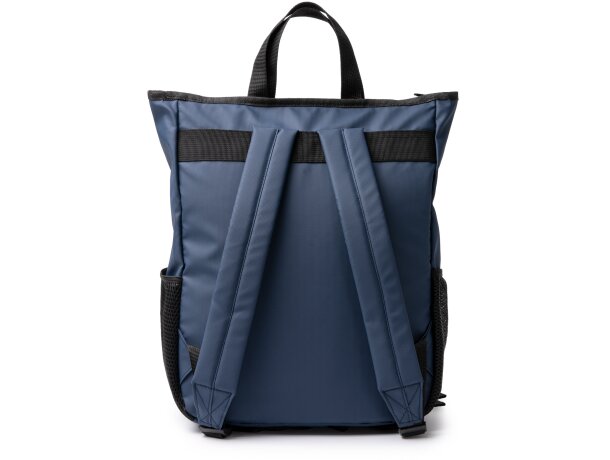 Mochila Seidel con compartimento portátil y doble bolsillo frontal Negro detalle 2