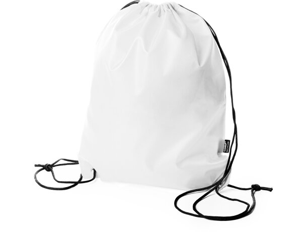 Mochila de cordones rPET Larus Rojo detalle 9