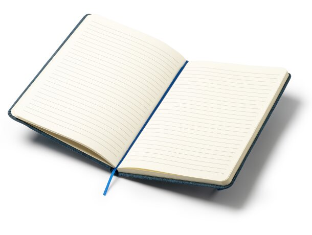 Libreta con banda elastica publicitarias rPET Soyer Negro detalle 4