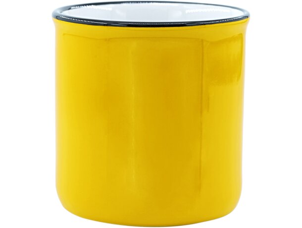 Taza JACK Amarillo/blanco detalle 9