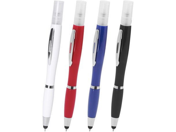 Bolígrafo original personalizable plástico tinta azul Farber Blanco detalle 5