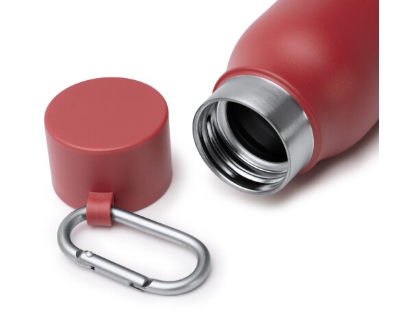 Bidón Cubel de acero inoxidable reciclado con doble pared Negro detalle 3