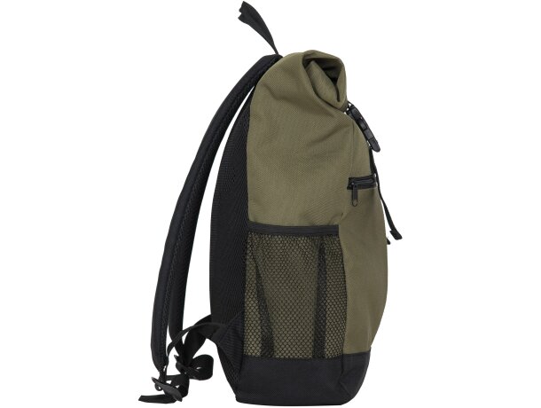 Mochila deportiva con asas acolchados en poliéster 900D 220 g/m2 Dodo Verde militar detalle 10