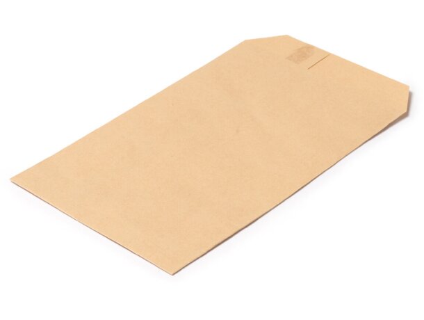 Bolsa de papel kraft Moshi con solapa adhesiva ecológica Crudo detalle 4