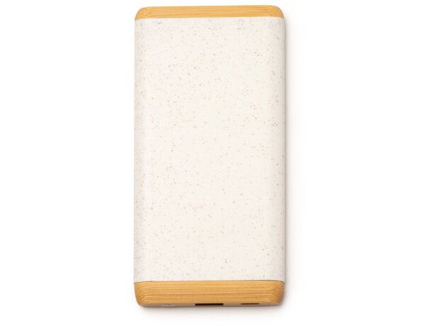 Powerbank para publicidad 5000 mah de plástico reciclado Kasim Crudo detalle 4