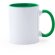 Taza sublimacion MANGO Blanco/verde helecho detalle 17